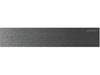 Produktfoto för Unidrain HighLine Panel set. - Linje i rostfritt stål. Borstad. 1000mm