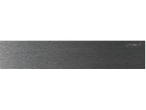 Alternativ bild 0 för Unidrain HighLine Panel set. - Linje i rostfritt stål. Borstad. 1000mm