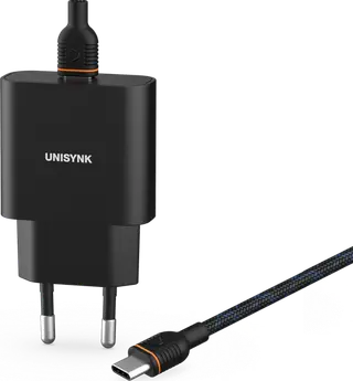 Produktfoto för UNISYNK® Laddare Vägg UNISYNK USB-C PD 20W 2m