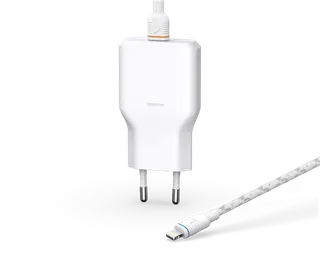 Produktfoto för Unisynk Slim Wall Charger G3 36w + Lightning Cable Vit
