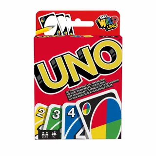 Produktfoto för Mattel Games UNO, Kortspel, Kasta kort, 7 År, Familjespel