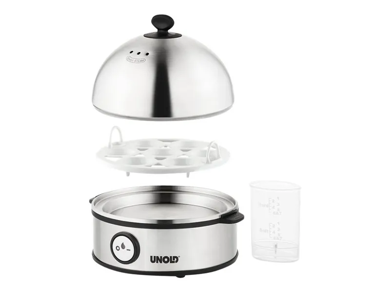 Alternativ bild 0 för UNOLD 38626 Edel - Äggkokare - 360 W - rostfritt stål/svart