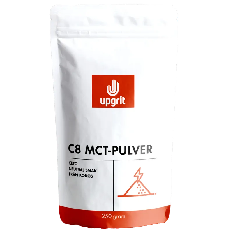 Alternativ bild 0 för upgrit C8 MCT-pulver 250 g