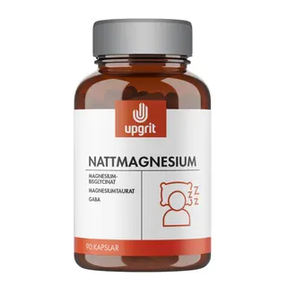 Produktfoto för Upgrit Nattmagnesium 90 kapslar