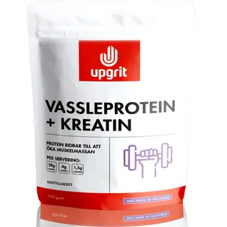 Produktfoto för Upgrit Vassleprotein + Kreatin Skogsbär 1100 g