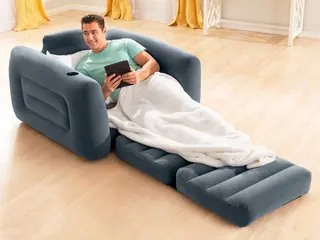 Produktfoto för Uppblåsbar Bäddfåtölj - Intex