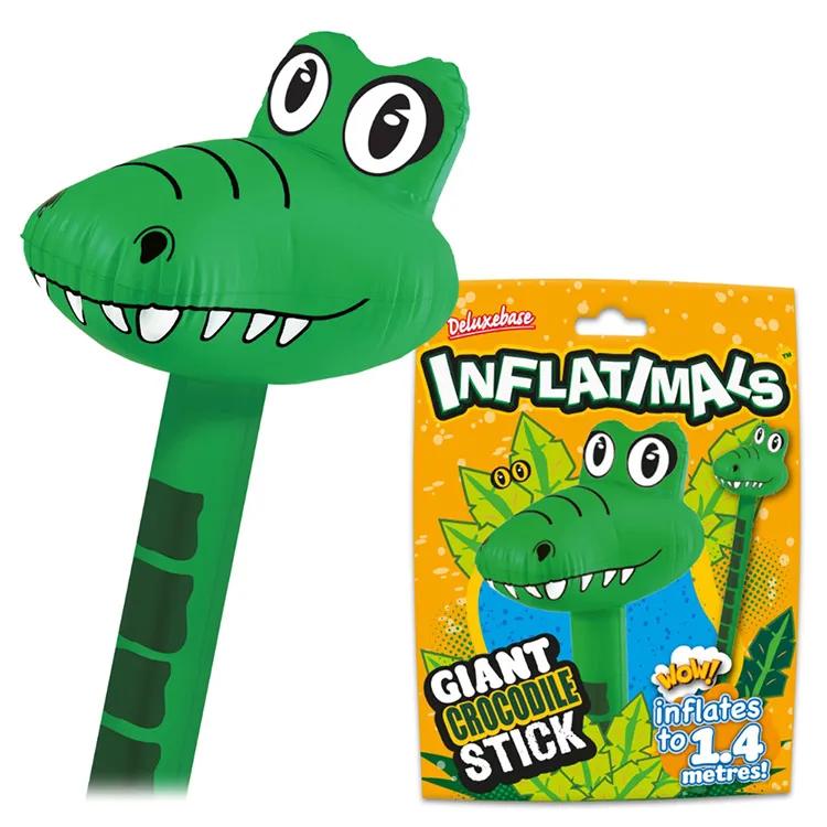 Alternativ bild 0 för Uppblåsbar Krokodil 140cm