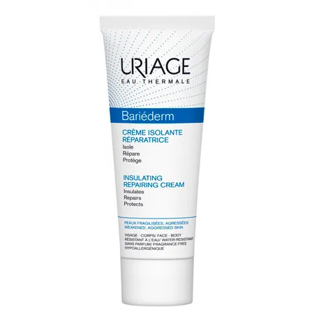 Bild 2 för Uriage Repairing Cremeas för irriterad hud Uriage Bariederm Insulating Repairing Cream 75 ml