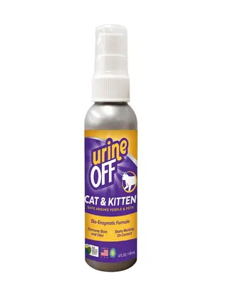 Produktfoto för URINE OFF Spray för borttagning av urinfläckar UrineOFF Urine OFF Katter och kattungar (118 ml)