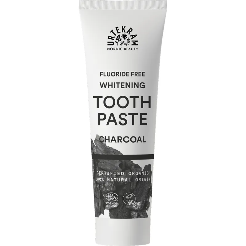 Bild 2 för Urtekram Nordic Beauty Urtekram Beauty Toothpaste Charcoal 75 ml