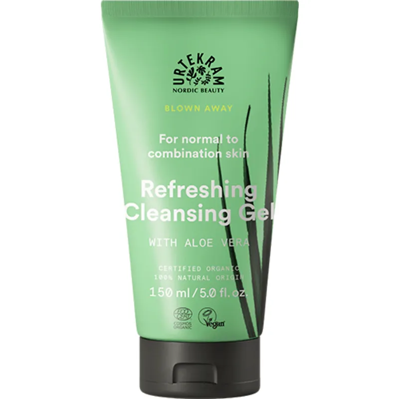 Bild 1 för Urtekram Nordic Beauty Urtekram Blown Away Wild Lemongrass Moisturizing Cleansing Gel 150 ml