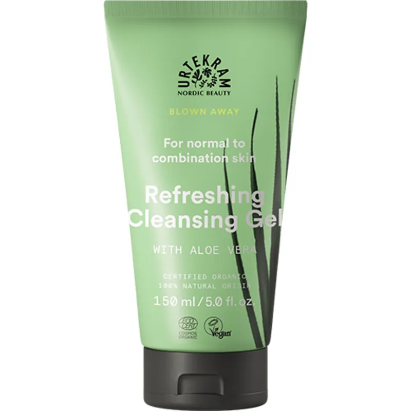 Bild 2 för Urtekram Nordic Beauty Urtekram Blown Away Wild Lemongrass Moisturizing Cleansing Gel 150 ml