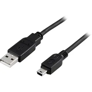Produktfoto för USB 2.0 till mini-USB kabel 0,5 m