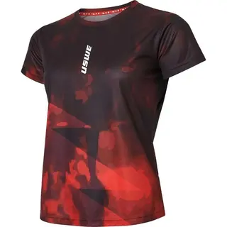 Produktfoto för USWE Dimma Trail RunningSS Tee Woman Flame Red
