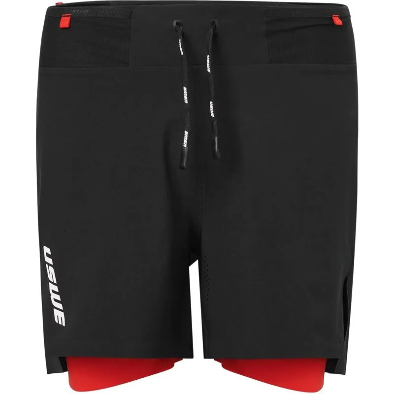 Bild 1 för USWE Puls Trail Running Combo Shorts Women Black
