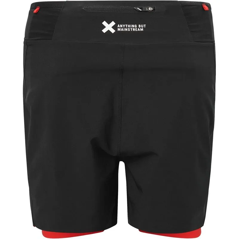 Bild 2 för USWE Puls Trail Running Combo Shorts Women Black