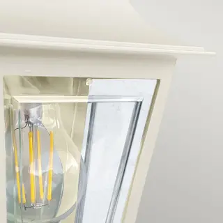 Produktfoto för Utomhusvägglampa Elstead Lighting Deco Lane Kräm - Kräm