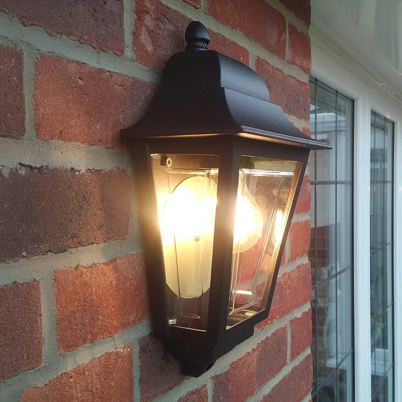 Bild 2 för Utomhusvägglampa Elstead Lighting Deco Lane Svart - Svart