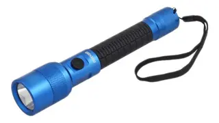 Produktfoto för UV LED flashlight, IP44, aluminum, blue