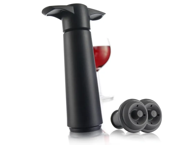 Alternativ bild 0 för Vacu Vin Wine Saver Vakuumpump med två stopper Svart