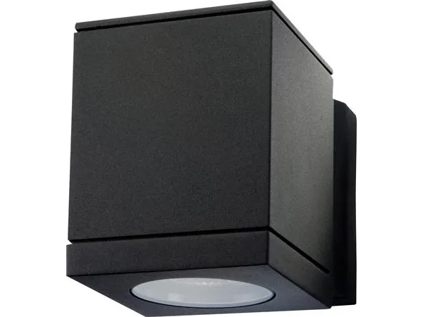 Alternativ bild 0 för Vægarmatur Echo 1x4,5W LED 2700K sort (ned)
