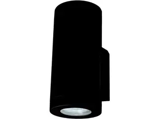 Produktfoto för Vægarmatur Metro 2x4,5W LED 2700K sort (op/ned)