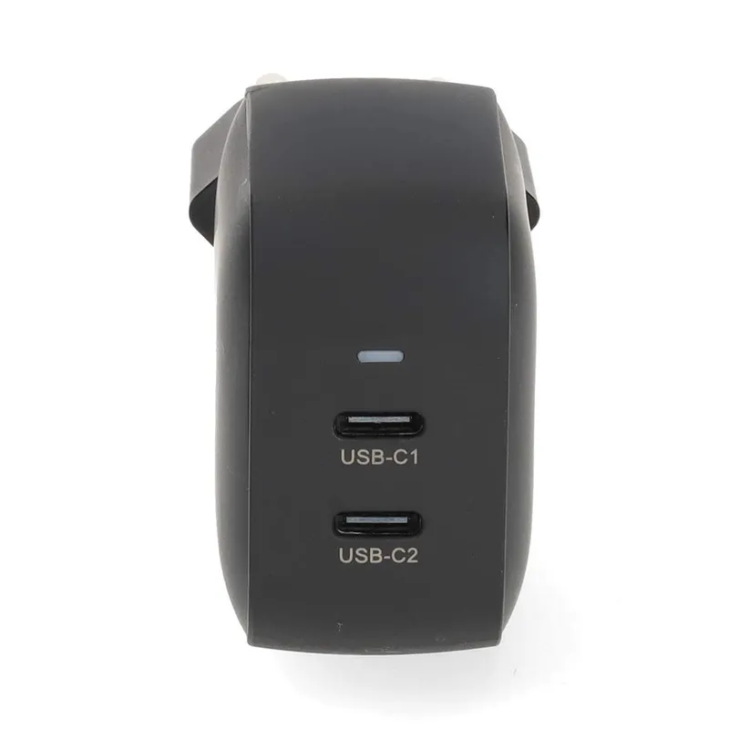 Bild 2 för Väggladdare | 35 W | GaN | PD3.0 | Snabbladdningsfunktion | 1,75 / 2,33 / 2,92 / 3,0 A | Antal utgångar: 2 | 2x USB-C™ | Automat