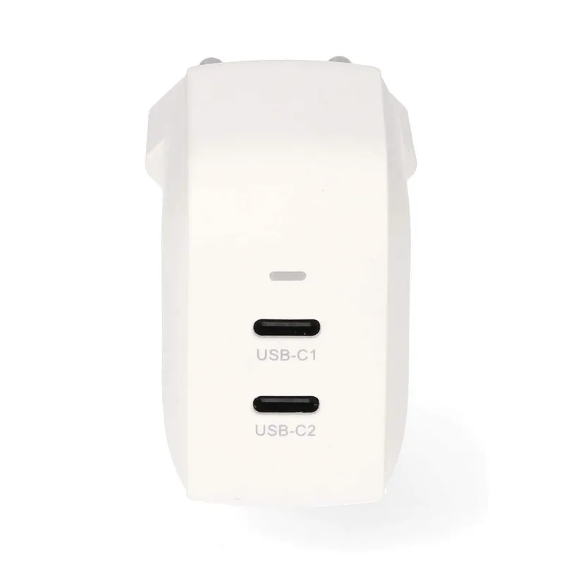 Bild 2 för Väggladdare | 35 W | GaN | PD3.0 | Snabbladdningsfunktion | 1,75 / 2,33 / 2,92 / 3,0 A | Antal utgångar: 2 | 2x USB-C™ | Automat