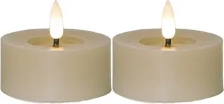Produktfoto för Värmeljus Flamme Beige 2-pack