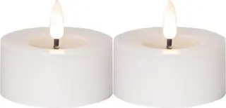 Produktfoto för Värmeljus Flamme Vit 2-pack