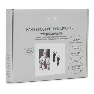 Produktfoto för Vanilla COPENHAGEN Hand- och fotavtryck med Ram Vit