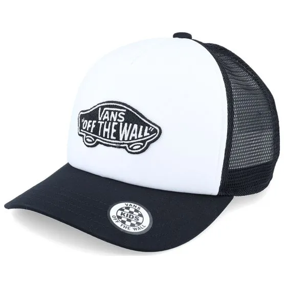 Bild 1 för Vans - Vit trucker Keps - Kids Classic Patch White/Black Trucker @ Hatstore