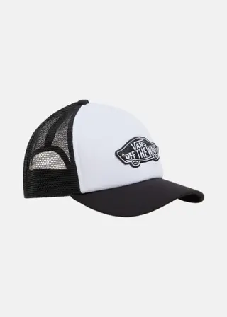 Produktfoto för Vans - Vit trucker Keps - Kids Classic Patch White/Black Trucker @ Hatstore