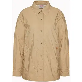 Produktfoto för Varg W Lillå Padded Shirt Drift Wood Beige