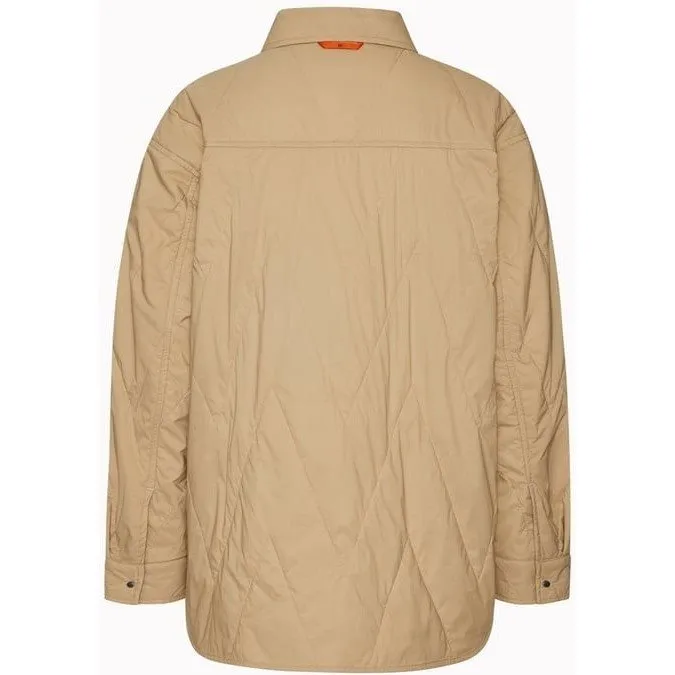 Bild 2 för Varg W Lillå Padded Shirt Drift Wood Beige