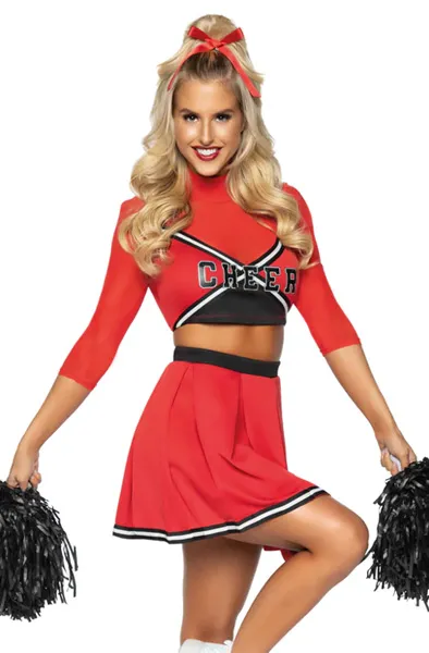 Bild 1 för Varsity Cheerleader Babe kostym