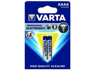 Produktfoto för Varta 2x AAAA, Single-use battery, AAAA, Alkalisk, 1,5 V, 2 styck, Blå, Vit