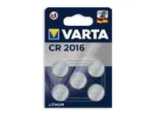 Produktfoto för Varta 6016101415, Engangsbatteri, Lithium, 3 V, 5 stk, 87 mAh, Flerfarvet