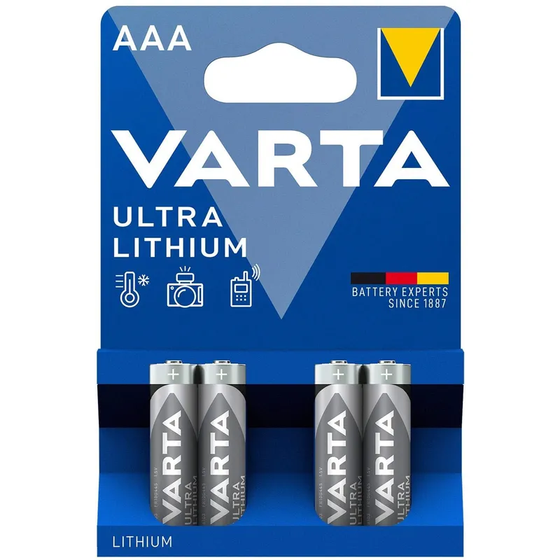 Bild 1 för Varta Battery - LITHIUM AAA                              4St.