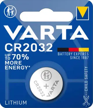 Produktfoto för Varta - CR2032 Batterier - Li/MnO2 - 230 mAh