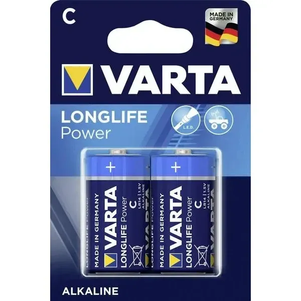 Alternativ bild 0 för Varta High Energy - Batteri 2 x C - alkaliskt - 7800 mAh