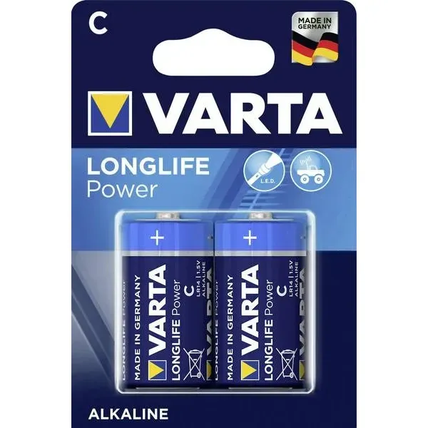 Alternativ bild 0 för Varta High Energy - Batteri 2 x C - alkaliskt - 7800 mAh