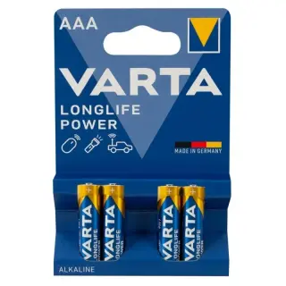 Produktfoto för Varta High Energy - Batteri 4 x AAA - alkaliskt - 1220 mAh