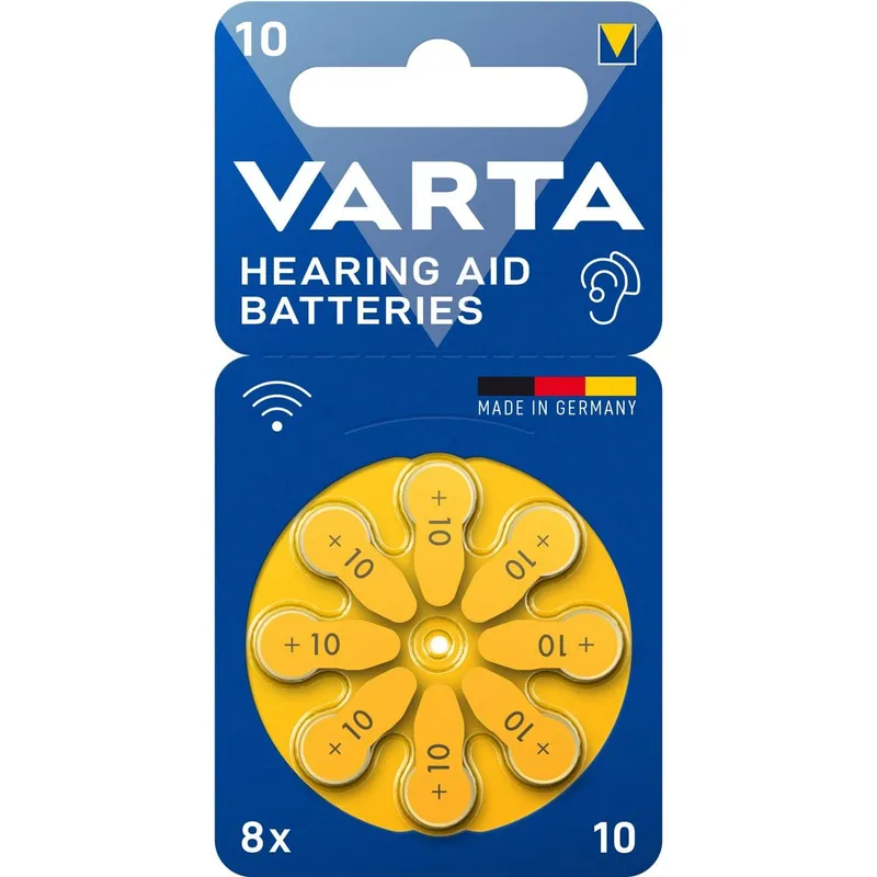 Bild 1 för VARTA hörapparatbatterier 10, 8-pack