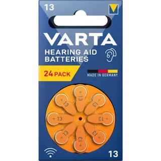 Produktfoto för VARTA hörapparatbatterier 13, 24-pack