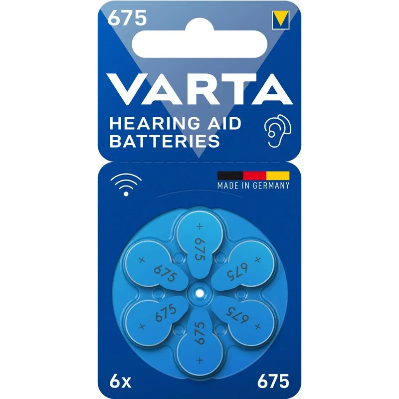 Bild 1 för Varta Hörapparatsbatteri 675 / A675 / PR44 6-pack