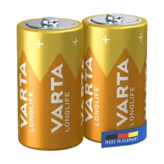 Produktfoto för Varta Longlife 04114 - Batteri 2 x C - alkaliskt