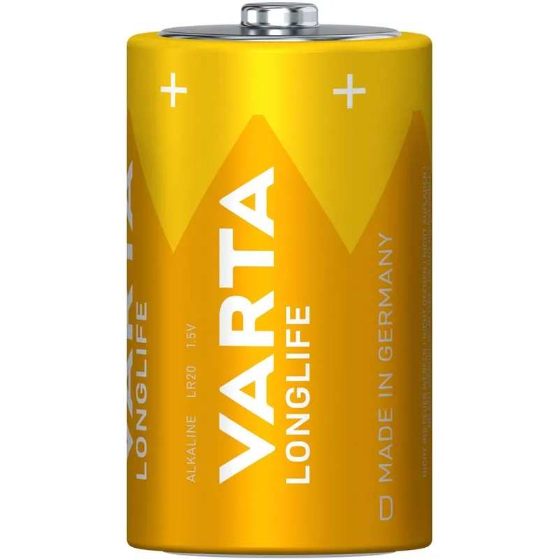 Bild 2 för Varta Longlife 04120 - Batteri 2 x D - alkaliskt