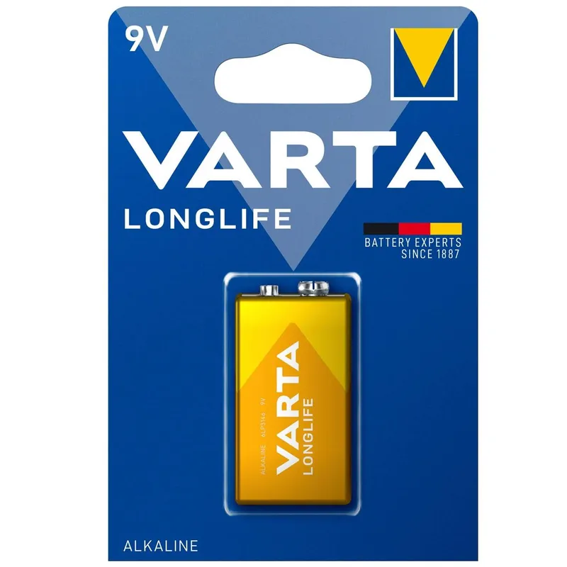 Bild 1 för Varta Longlife 04122 - Batteri 9V - alkaliskt