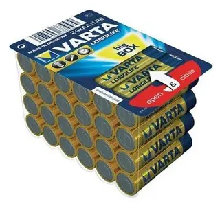Produktfoto för Varta Longlife - Batteri 24 x AA / LR6 - alkaliskt mangan - 2750 mAh